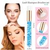 30 Pcs Crystal Lash Shampoo Brushes- Eyelash Cleaning Brush Soft Makeup Brushes for Eyelash Extensions Cleansing,Nose Pore Deep Cleaning Brush(Blue) view 2