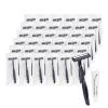 Disposable Razors in Bulk, Bulk Razors with Knife Cap, Individually Packaged Disposable Razors Bulk with Shaving Cream for Hotels, Shelters, Homeless, Nursing Homes, Charities, Black (100 pieces) view 1