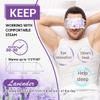 16 Packs Steam Eye Masks for Dry Eyes, Lavender Heated Eye Mask, Relief Tired Eyes & Dark Circle, Warm Compress for Puffiness, Disposable Travel Essentials & Relaxation Set for Women, Christmas view 3