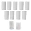 10Pcs 15ml White Empty Plastic Oval Deodorant Containers Lip Balm Tubes for DIY Lip Balm Lipstick Crayon Homemade Aromatherapy view 1