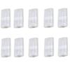 10Pcs 15ml Clear Empty Plastic Oval Deodorant Containers Lip Balm Tubes for DIY Lip Balm Lipstick Crayon Homemade Aromatherapy view 1