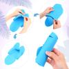 JaGely 90 Pairs Disposable Pedicure Slippers Bulk, Pedicure Flip Flops Disposable Anti Slip EVA Foam Spa Slippers Sandals for Guests Women Girls Kids Foot Bath Nail Salon Party Supplies, 9 Colors view 3