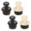 4pcs Knuckle Brush, Mustache Knuckle Brush Soft Bristles Sweep Beard Brush Barber Hair Brush for Men Styling view 4