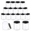 Glarks 8 Pack 8oz Glass Jars with Lids, Round Clear Glass Jars with Inner Liner and Black Lids for Storing Creams, Beauty Products, Cosmetic and Ointments view 1