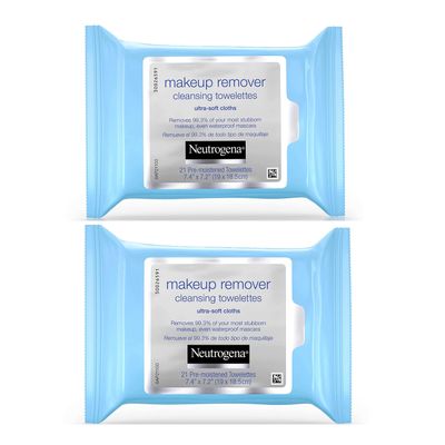 Neutrogena Makeup Remover Cleansing Towelettes 21 ea (Pack of 2)