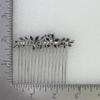 Faship Gorgeous Black CZ Crystal Floral Hair Comb view 4