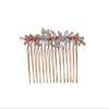 Faship Gorgeous Clear CZ Crystal Floral Hair Comb view 1