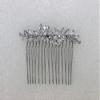 Faship Gorgeous Clear CZ Crystal Floral Hair Comb view 2