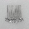 Faship Gorgeous Clear CZ Crystal Floral Hair Comb view 3