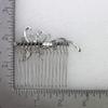 Faship Gorgeous Dark Blue CZ Crystal Floral Hair Comb view 4