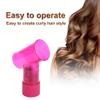 Dryer Diffuser Attachment for Curly Wavy - Portable Styling Tool for Volume and Frizz Control - Pink view 3