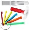 3 Pieces Air Conditioning Brush Set Includes FCR6 Ring Fin Comb Air Conditioner Fin Cleaner Condenser Radiator Fin Comb Stainless Steel Fin Straightener Cleaner Brush Repair Tool for Condenser Coil view 1