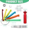 3 Pieces Air Conditioning Brush Set Includes FCR6 Ring Fin Comb Air Conditioner Fin Cleaner Condenser Radiator Fin Comb Stainless Steel Fin Straightener Cleaner Brush Repair Tool for Condenser Coil view 2
