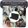 Beavorty 1Pcs Hair Stylist Scissor Holder Pouch Salon Scissors Bag Roll Up Hair Tools Barber Shears Holder Professional Leather Shears Case for Hairdressers view 3