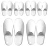 OSTADARRA 6 Pairs Spa Slippers, Non Slip Disposable Slippers For Guest, Washable Reusable, Which Can Be Used As Women Men, House, Indoor, Bathroom, Bedroom, Hotel, Bride Slippers (2 sizes) view 1
