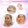 Nuogo 12 Pack Gua Sha Massage Tool Guasha Board Heart Shaped Gua Sha Facial Tools for Women Skin Care Face Body Relieve Muscle Tensions Reduce Puffiness, 12 Colors view 4