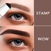 ALLROSE Eyebrow Stamp Stencil Kit - 20 Brow Stencils, Waterproof, Easy to Use, Ash Brown view 3