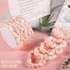 12Pcs Satin Hair Ties, Blush Silk Hair Scrunchies Skinny Hair Ties Ponytail Holder Pink Accessories Gift for Women Girls view 4