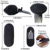 TCOTBE Women's Fluffy Princess Styling Volume Hair Pads(4) and Bump Up Combs(2) Inserts - 6 Pcs Set for DIY Hairstyles view 2