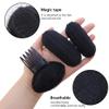 TCOTBE Women's Fluffy Princess Styling Volume Hair Pads(4) and Bump Up Combs(2) Inserts - 6 Pcs Set for DIY Hairstyles view 3