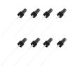 40Pcs Black Replacement Fine Mist Spray Bottle Nozzles with Transparent Covers for Cosmetic, Hair, and Perfume Bottles - Leakproof Design, Reusable Pump Tops for Diy Projects view 1