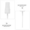 Spray Bottle Tops Replacement Pump: Fine Mist Sprayer Nozzle Pump Spray Bottle Head 40pcs for Cosmetic Essential Oil Makeup Perfume Container White 10X2X2CM view 4
