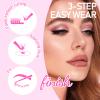 Arison Lashes YY Eyelash Extension Y Lashes D Curl Mix Tray Premade Fans Volume Y Shape Faux Mink Matte 12 rows Cluster pre Fanned Soft Eye Lashes(YY-0.07-D-13mm) view 3