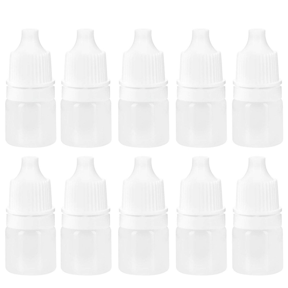 100Pcs Dropper Bottle,2ml Eye Dropper Bottle,Eye Dropping Bottles Refillable Squeezable Eye Liquid Dropper for Eye Drop Liquid