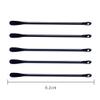 100Pcs Disposable Plastic Blackhead Remover Pimple Popper Tool Professional Double Headed Blackhead Extractor Removal Stick Cotton Swab Beauty Tool, Black view 3