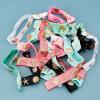 GORGECRAFT 24PCS Printed Glitter Hair Ties Knotted Elastics Ponytail Holders Ocean Theme No Crease Elastic Ribbon Band Ribbon Crease Free Hand Twist Bracelet Accessories for Women view 4