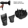 Dryer Diffuser Set, 3Pcs Hair Dryer Diffuser Nozzle Set Plastic Hair Dryer Attachment Dryer Nozzle Comb view 3