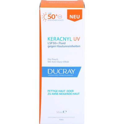 Fluide anti-imperfections SPF50+ 50ml Keracnyl Oily skin with a tendency to acne Ducray