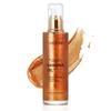 Liyalan Shimmer Body Oil Bronze Gold 5 Color Bronze 3.38 Fl Oz Face Glow Pearl Highlighter Illuminator body Makeup Shine Glitter Gold Liquid Taning view 1