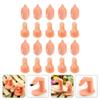 FOMIYES 20pcs Fake Nail Practice Fingers Manicure Training Tools for Nail Art Beginners and Professionals Reusable and Practice view 4