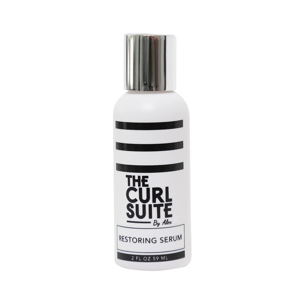 The Curl Suite Curly Hair Serum - For Frizzy, Damaged Hair & Hair Growth - With Cocoa & Buriti Extract - For Women, Men & Kids (2 Fl Oz.)