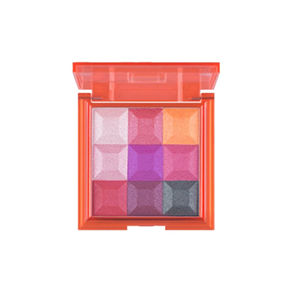 Fujiuia Skeleton Make up 9 Colors Eyeshadow Palettes with Pearlescent Shimmer Multicolor Series Waterproof Durable Eyeshadow Eye Pencil Eyeliner Gel