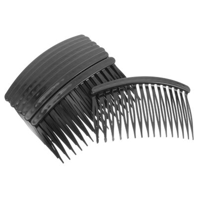 OSALADI 50Pcs Black Side Combs French Side Comb Small Black Hair Hair Teeth Clips Twist s For Women