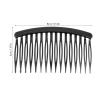 OSALADI 50Pcs Black Side Combs French Side Comb Small Black Hair Hair Teeth Clips Twist s For Women view 2