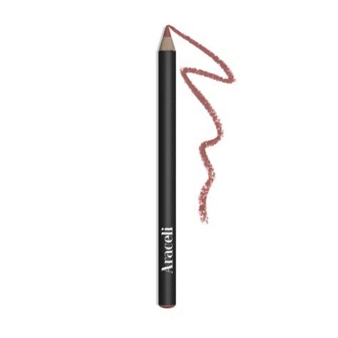 Araceli Beauty Lip Liner Pencil  Highly Pigmented Lip Liner for Precise Definition & Full Coverage  Smooth, Creamy Formula for All-Day Wear (Dama)