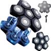 6D Black Electric Shaver Replacement Blade Head - Universal Magnetic Interface, 6 Blades view 1