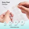 TKTK Hydrocolloid Acne Patches, Pimple Patches for Face with Tea Tree & Calendula Oil - 4 Sizes Clear Cover Stickers, Invisible for Day & Night Use (360 Count) view 4