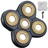 5 Blades Head Shaver Replacement Heads Replacement Blades Head Shaver Universal Replacement Blade Head Electric Razor for Men (5D Gold) view 1