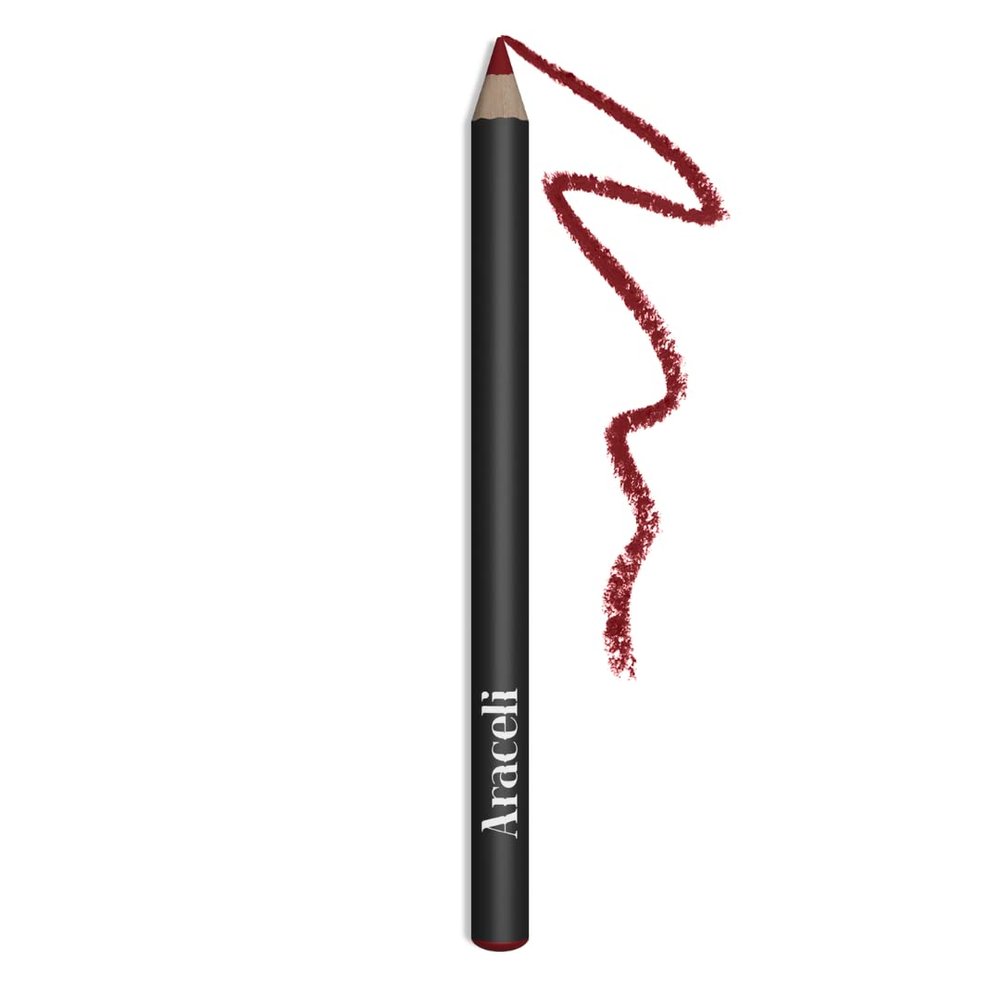 Araceli Beauty Lip Liner Pencil  Highly Pigmented Lip Liner for Precise Definition & Full Coverage  Smooth, Creamy Formula for All-Day Wear (Diablito)