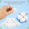 Jumbo Cotton Balls for Facial Treatments, Nails and Make-Up Removal, Applying Tonics & Cleansers, Multi-Purpose Soft Natural Cotton Balls (Jumbo 70 Count) view 3