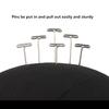 lucicass Wig Head 22Inch Canvas Block Head Wig Stand with Mannequin Head for Making Wigs Display Styling view 3