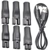 7 PCS Power Cord 5V Replacement Charger USB Adapter Suitable for Electric Hair Clippers, Beard Trimmers, Shavers, Beauty Instruments, Desk Lamps, Purifiers. view 1