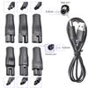 7 PCS Power Cord 5V Replacement Charger USB Adapter Suitable for Electric Hair Clippers, Beard Trimmers, Shavers, Beauty Instruments, Desk Lamps, Purifiers. view 4