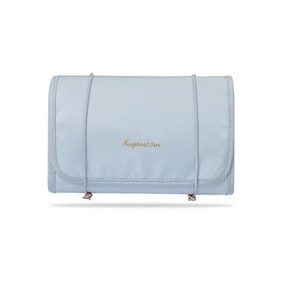 Four-in-One Foldable Watertight Toiletry Bag Hanging Travel Multifunctional Easy to Clean Cosmetic Bathroom or Cosmetics Toiletries Brushes Tools (Blue) (AZ-P072-US1189182GINYELM)