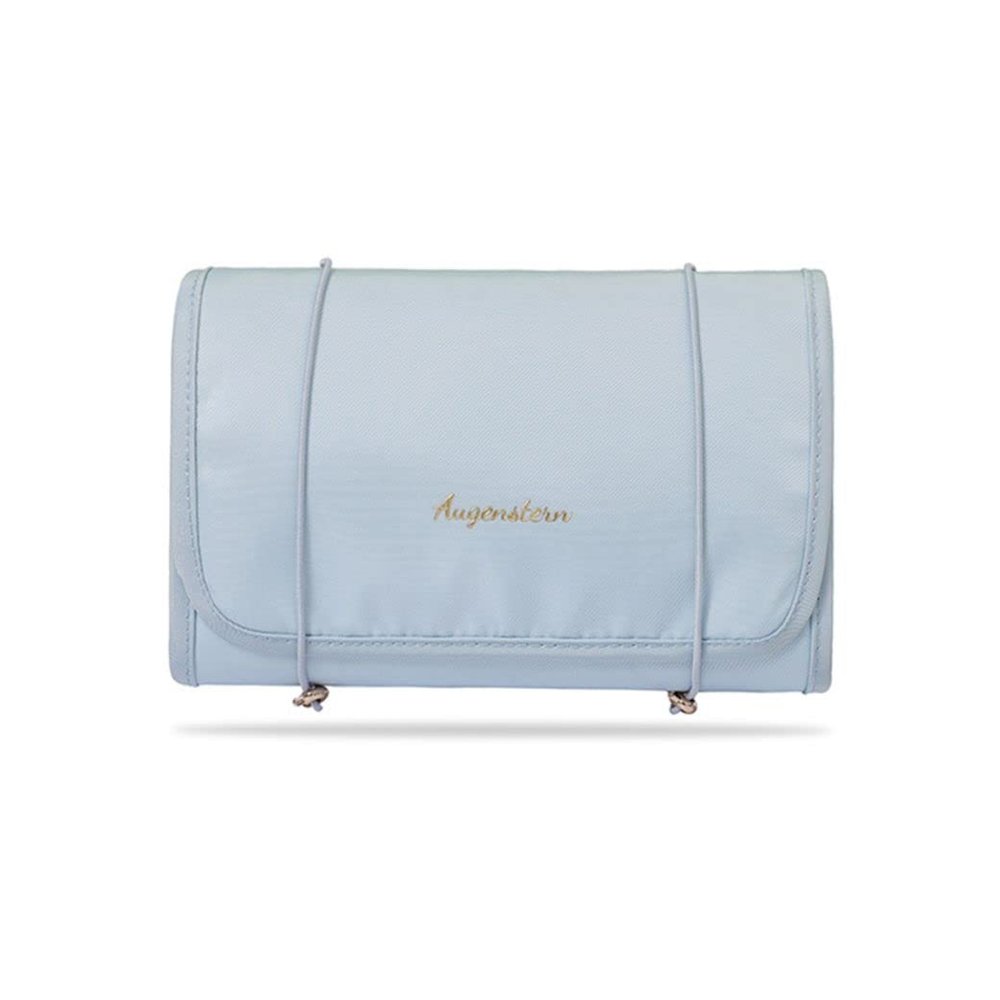 Four-in-One Foldable Watertight Toiletry Bag Hanging Travel Multifunctional Easy to Clean Cosmetic Bathroom or Cosmetics Toiletries Brushes Tools (Blue) (AZ-P072-US1189182GINYELM)
