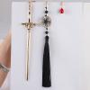 2Pcs Hair Sticks Hair Buns Accessories Chopstick Hairpin Vintage Hair Styling Chignon Pins for Women Girls (HP-J-BL) view 3